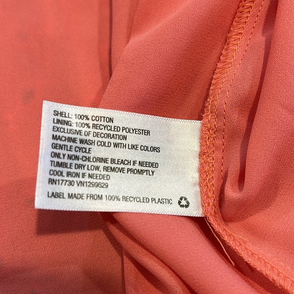 NWT coral eyelet  dress by KNOX ROSE Size XXL - Picture 8 of 11